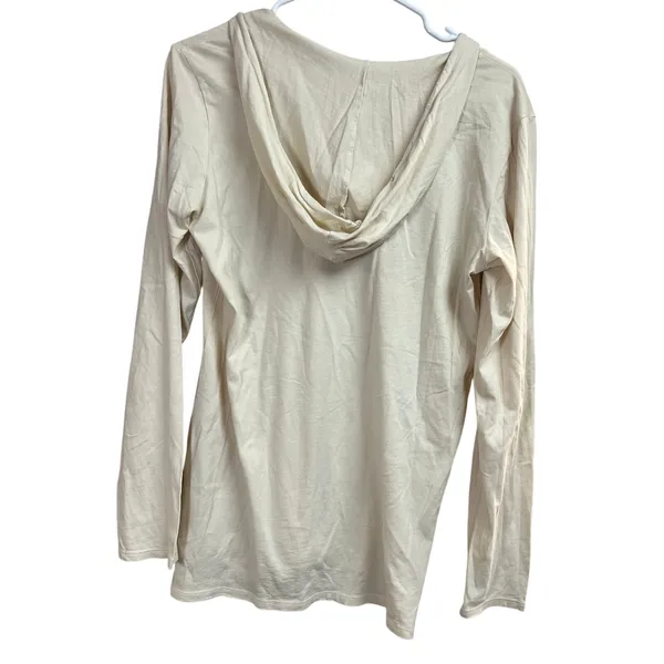 Life is Good Heart Daisy Long Sleeve Crusher-Lite Hooded Tee Medium - Image 9