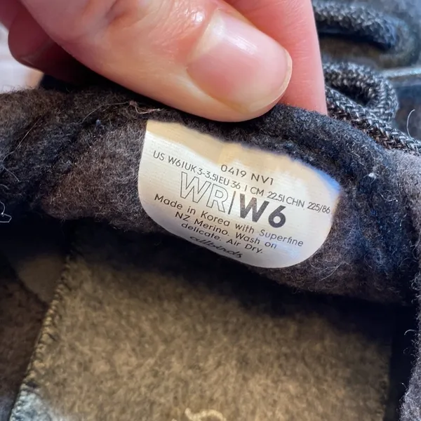 Allbirds X TikTok Wool Runner Sneakers Grey sz 6 - Image 9