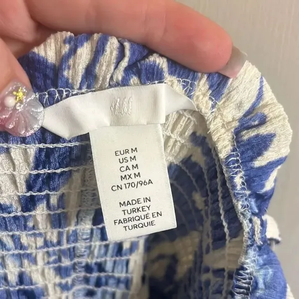 ✨H&M Smocked Sz Medium Dress✨ - Image 8