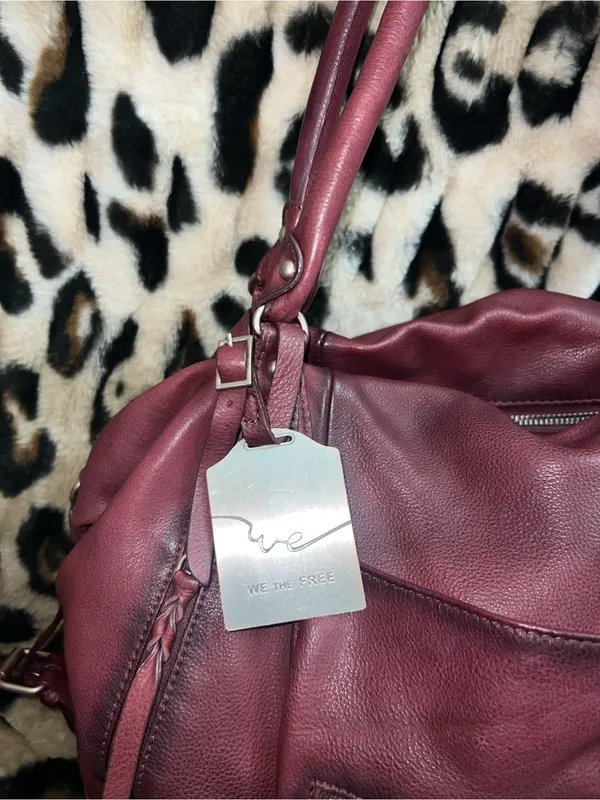 Free People Emerson Tote purse satchel full size Red Rock - Image 2