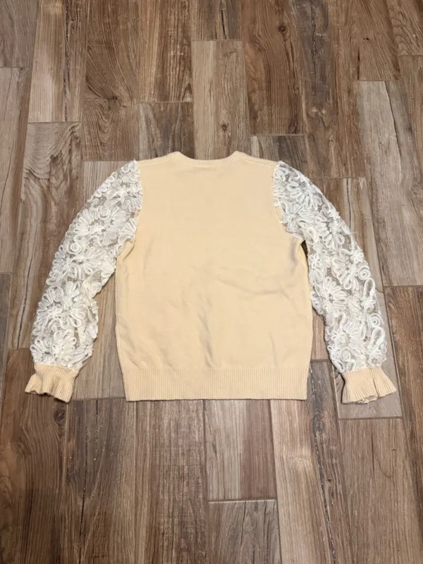 THML Floral Sleeve Sweater Top - Image 3
