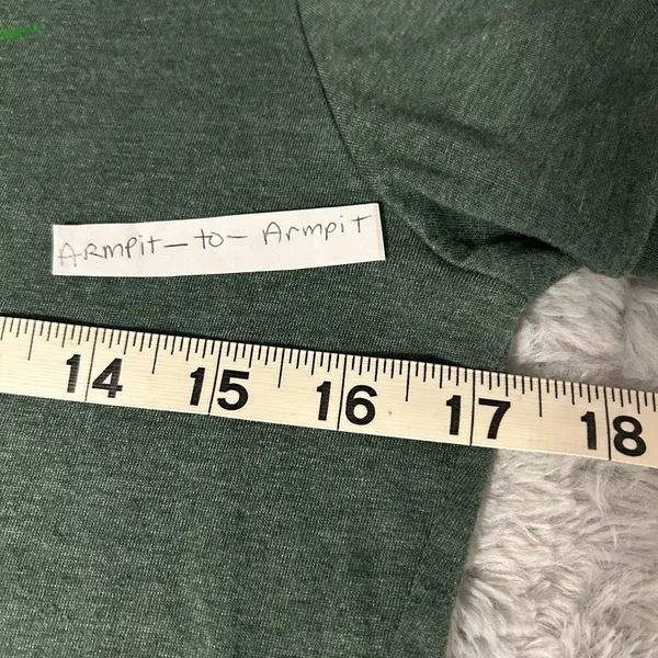 Nike Oregon Green Velvet Flocked Logo Tee - Image 6