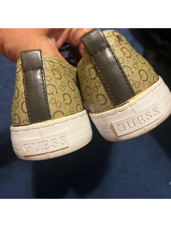 Guess Kirkwel Brown Signature Logo Sneakers Shoes Size 9 - Image 2