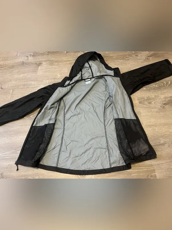Columbia Windbreaker Jacket Full Zip Hooded Pockets Womens Size S Outdoor - Image 5
