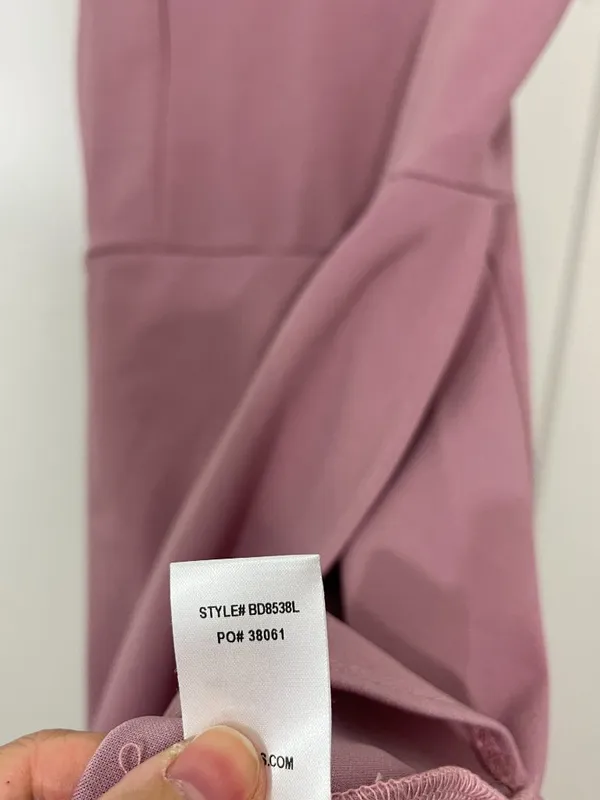 Lulu's Size Medium Mauve Orchid V-Neck Tulip Hem Bodycon Dress - Image 6
