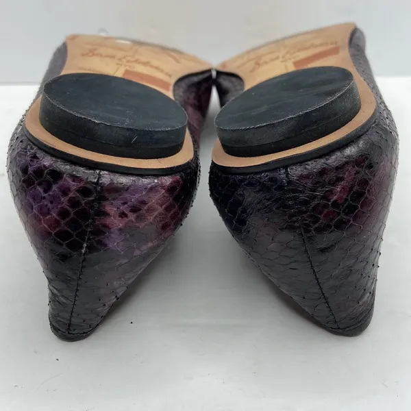 Sam Edelman Snakeskin Leather Ballerina Flats Size 8M - Image 10