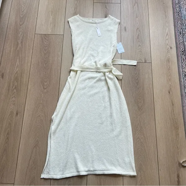 StitchDrop NWT Nantucket Sleeveless Knit Sweater Dress Optic White Size XL - Image 8