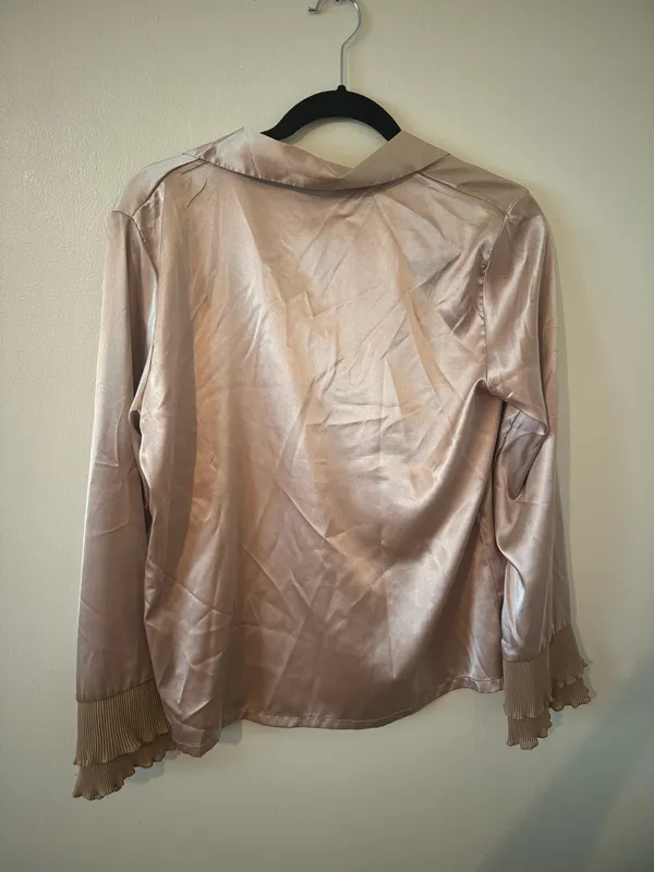 Gold Satin Pajama Set - Image 3