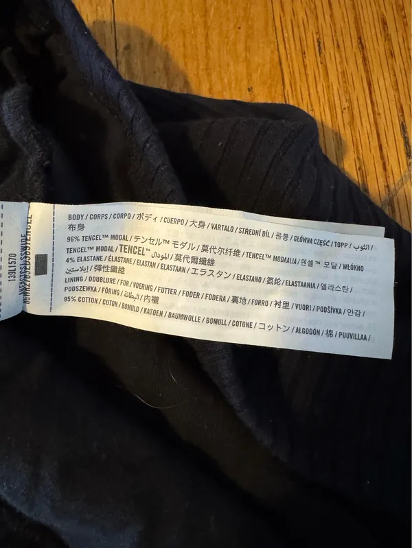 Abercrombie Black Lined Mock Neck Tuckable Tank - Image 6