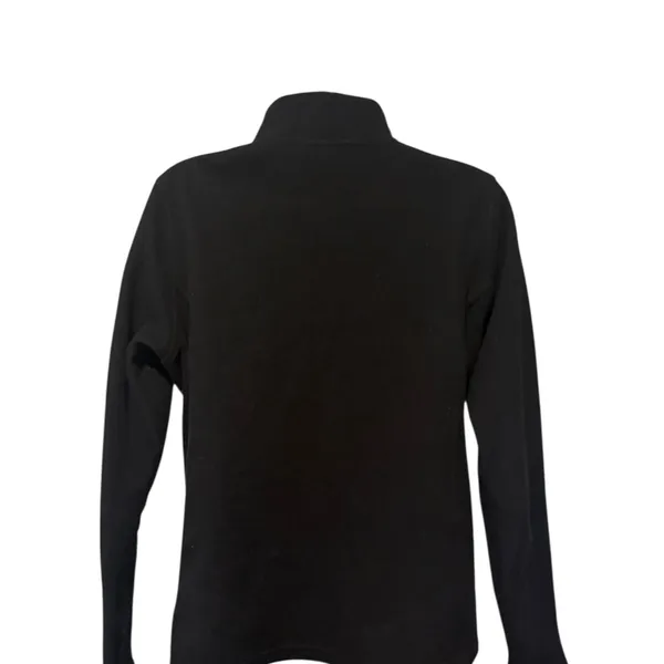 The North Face Women’s Black 1/4 Zip Mock Neck Fleece Pullover Shirt Jacket L - Image 5
