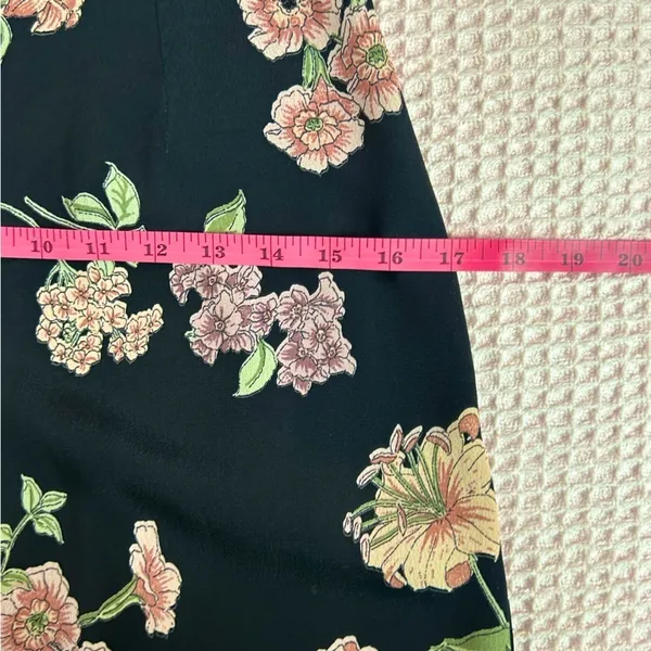 Flynn Skye Anthropologie romantic strapless midi dress garden party botanical NWT XS - Image 11