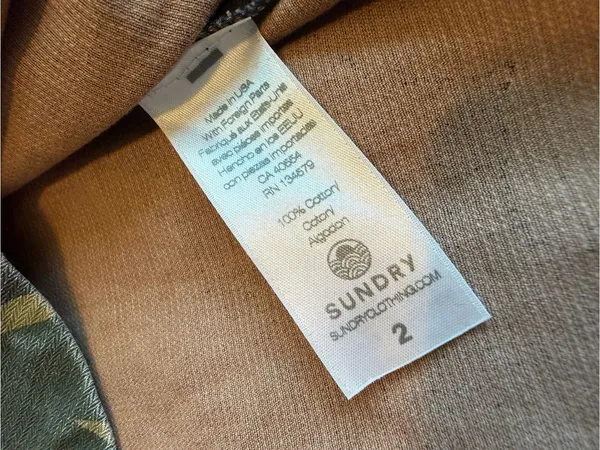 Sundry Button-Down Camo Jacket Shacket Layering 100% Cotton Streetwear Sz Large - Image 16