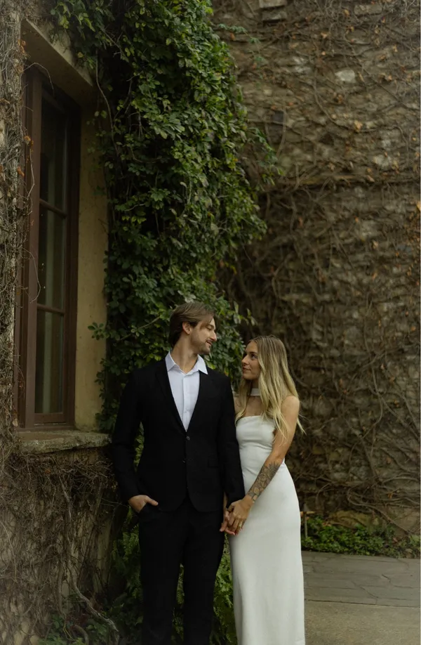 Amazon White Fitted Dress - Image 3