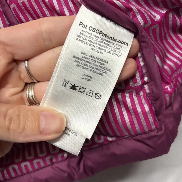 Columbia Jacket Women's Large Purple Interchange Thermal Coil Full Zip - Image 4