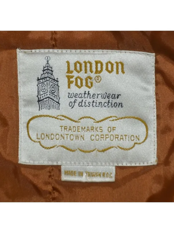 VTG London Fog Jacket Womens 10 Tan Brown Hooded Rain Coat Weatherwear Zip Liner - Image 14