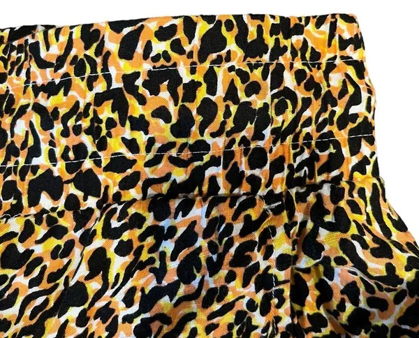 Hurley Leopard Animal Wide Elastic Waistband Drawstring Loungewear Pants XL - Image 5
