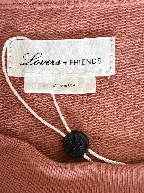 Lovers + Friends Dress Mini Rose Pink Mauve Dusty Small - Image 4