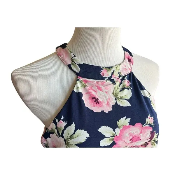 Womens Trixxi Stunning Floral High Neck Maxi Dress - Sz L - Image 4