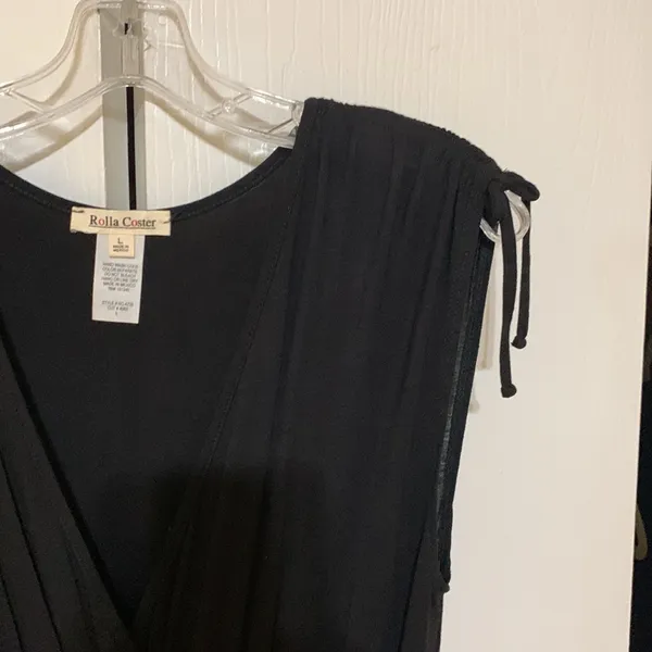 Black maxi dress Size L - Image 4