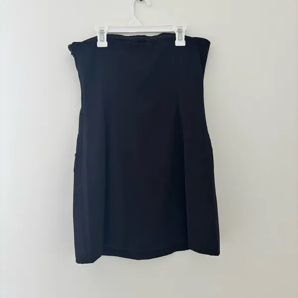 Peppermayo Allora Strapless Black Mini Dress with Pockets - Image 4