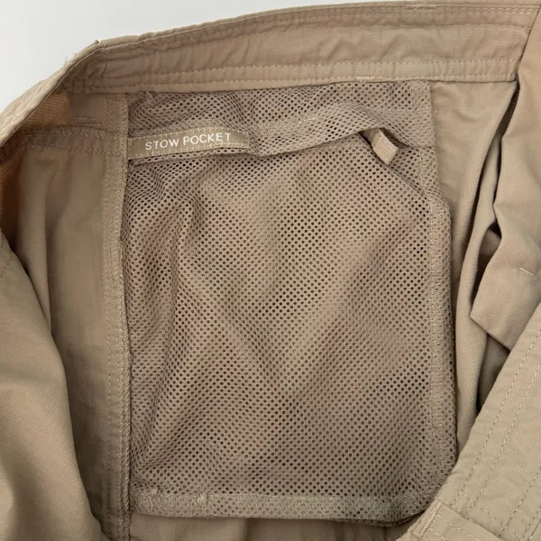 The North Face Hiking Pants Size 16 Khaki Outdoor Convertible Roll Up‎ Gorpcore - Image 10