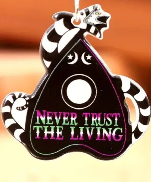 NEW BeetleJuice BeetleJuice Never Trust the Living pendant necklace Boutique - Image 2