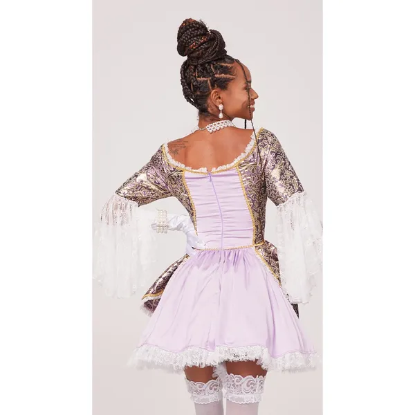 NEW Yandy Bridgerton Regency Queen Dress Costume Size Small - Image 7