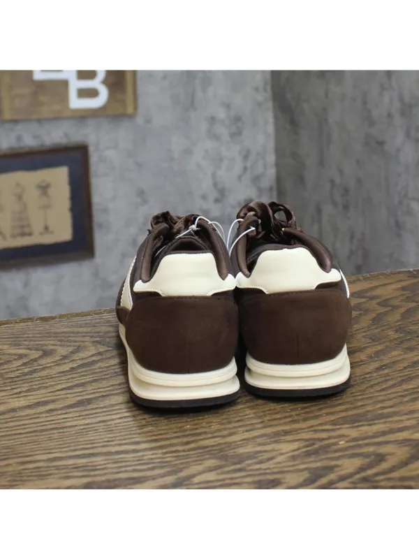Universal Thread Skyler Jogger Sneakers Low Top Double Lace Chocolate Brown 7M - Image 4