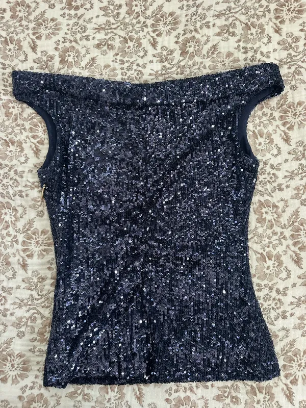 Jason Wu Sequin Off the Shoulder Top - Image 2