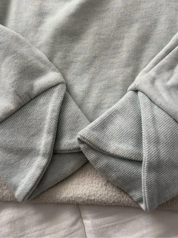 Gymshark UK Light MINT Cropped Hoodie Sweatshirt size M - Image 4