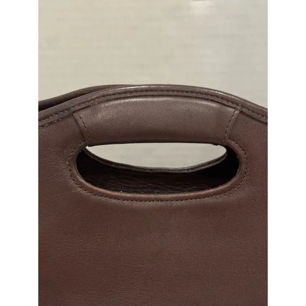 Vintage Coach Large Shopper Laptop Bag Mahogany Brown Leather 9995 USA Top Zip - Image 7