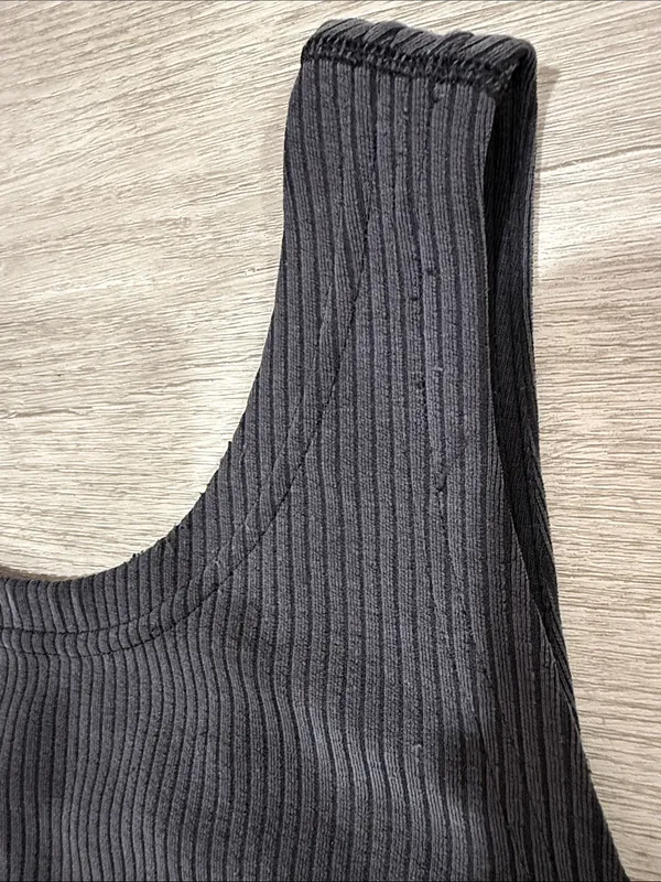 Lululemon Ribbed Softstreme Cropped Tank Top washed Black 6 - Image 8