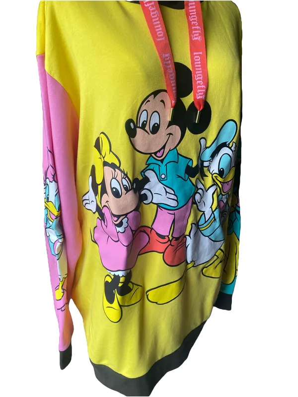Loungefly Disney 100th Anniversary Mickey & Friends Colorblock Hoodie - Image 2