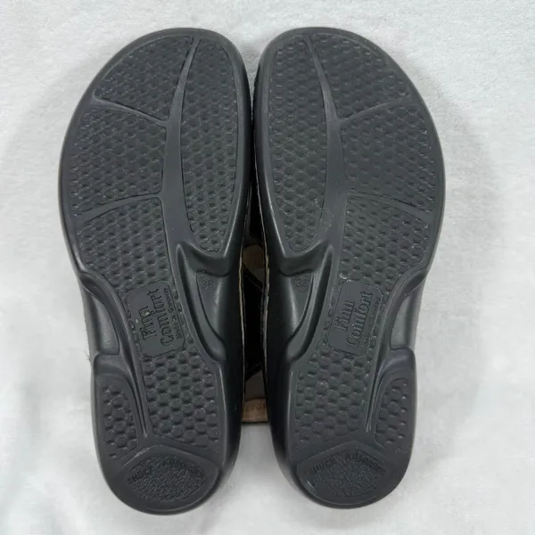 Finn Comfort Leather Sandals Adjustable Straps Comfort‎ Germany Black Sz 38 US 7 - Image 11