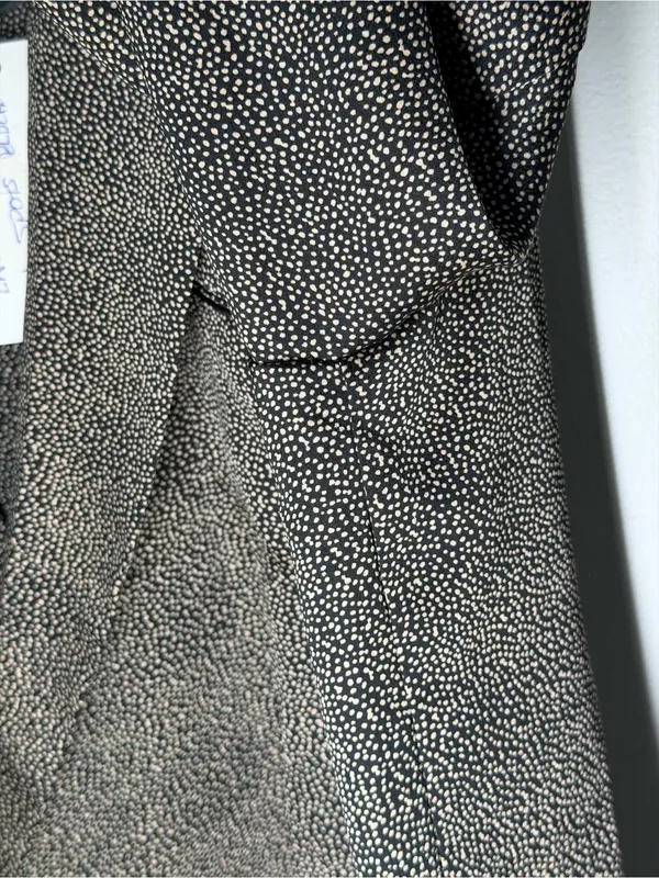 Molly Bracken Double Breasted Polka Dot Boyfriend Blazer Career Office Jacket‎ - Image 9