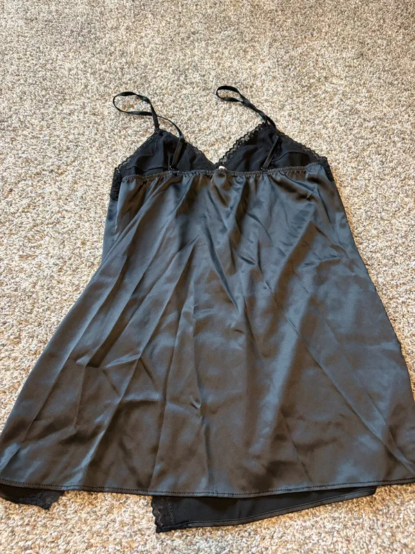 Victoria secret black nightgown slip - Image 2
