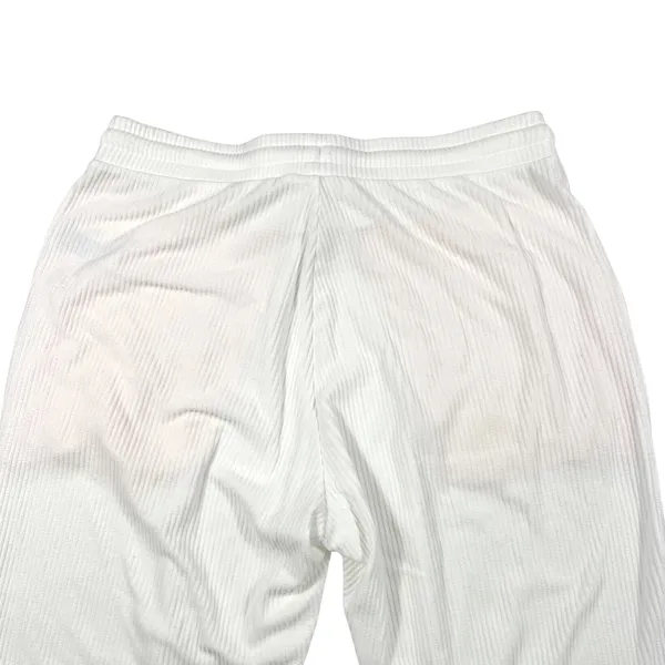 Tommy John Womens White‎ Ribbed Pajama Lounge Jogger Pants Small Cozy PJs EUC - Image 4