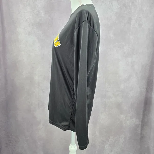 A4 Black‎ Long Sleeve Lady Indians Sportswear Activewear Tshirt Small - Image 4