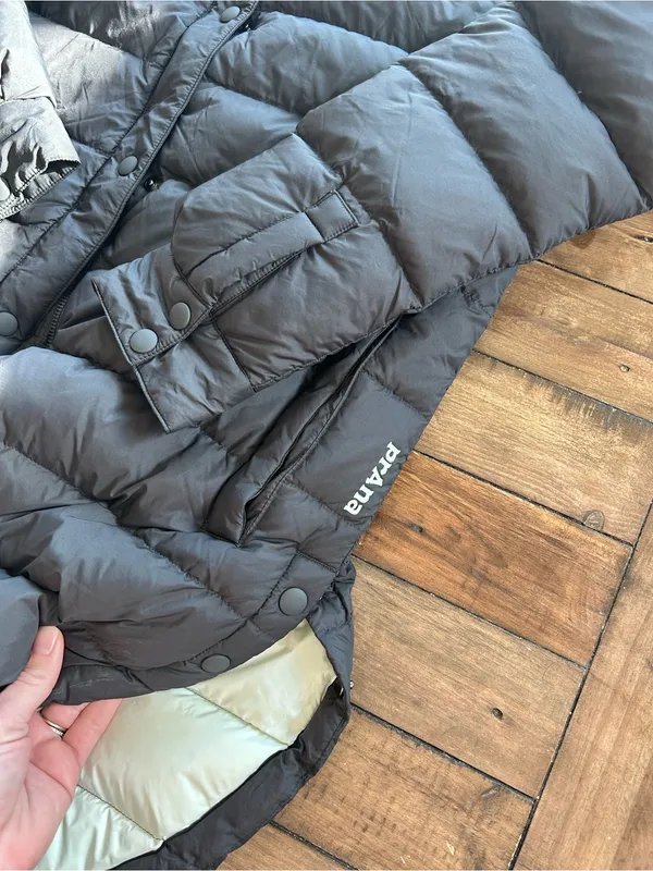 Prana Global Thistle Down Filled Black Long Coat XS - Image 10