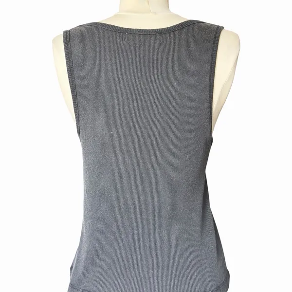 The Laundry Room Light Beer & Country Music Gray Ribbed Tank Top Women’s MD NWOT - Image 7