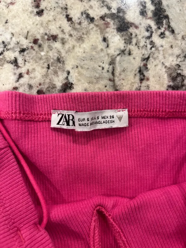 ZARA Pink Crop Top - Image 3