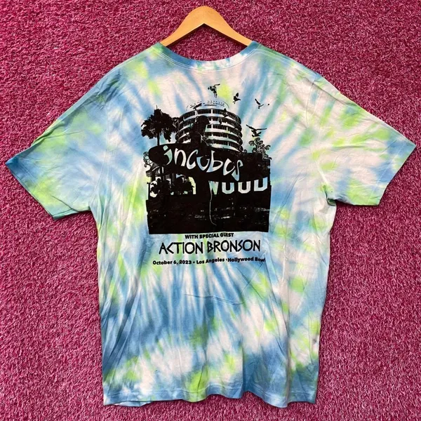 Incubus w/ Action Bronson Hollywood Bowl Concert Tie Dye 2X - Image 3