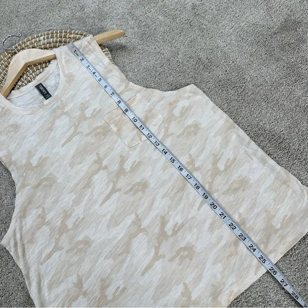 Vuori Women’s Sunset Tank Top Sleeveless Pima Cotton Slub in Bisque Camo XL - Image 11