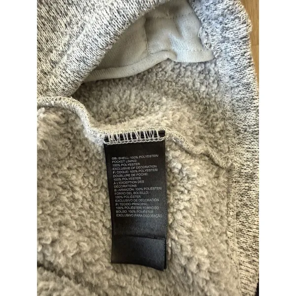 The North Face Women’s Maggy Full Zip Fleece Sweater Jacket LightGray Size Small - Image 7