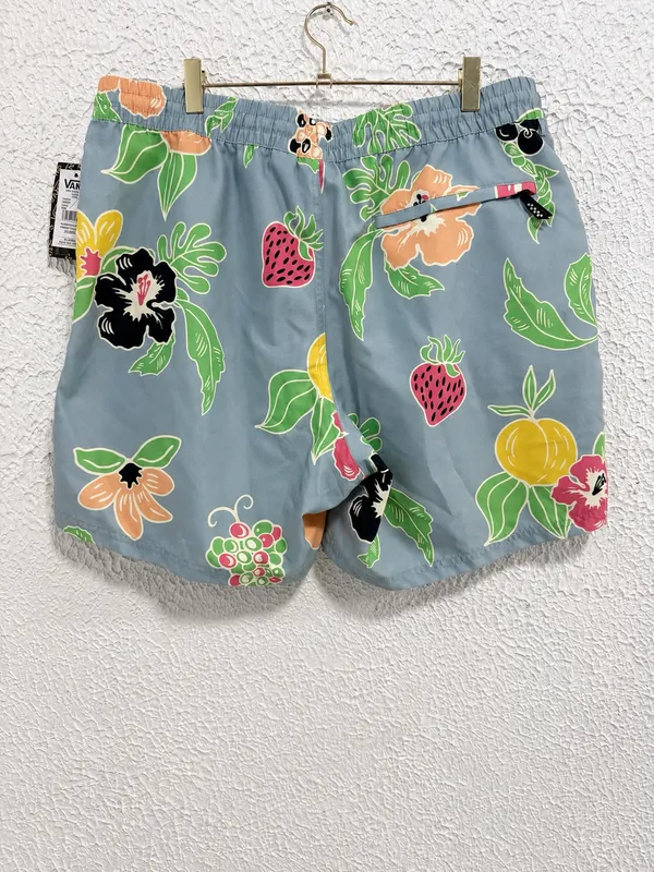 Vans Primary Print Floral Fruit Boardshorts Swim Trunks Men’s XL NWT - Image 3
