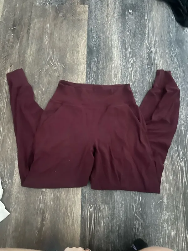 Lululemon Maroon Joggers - Image 2