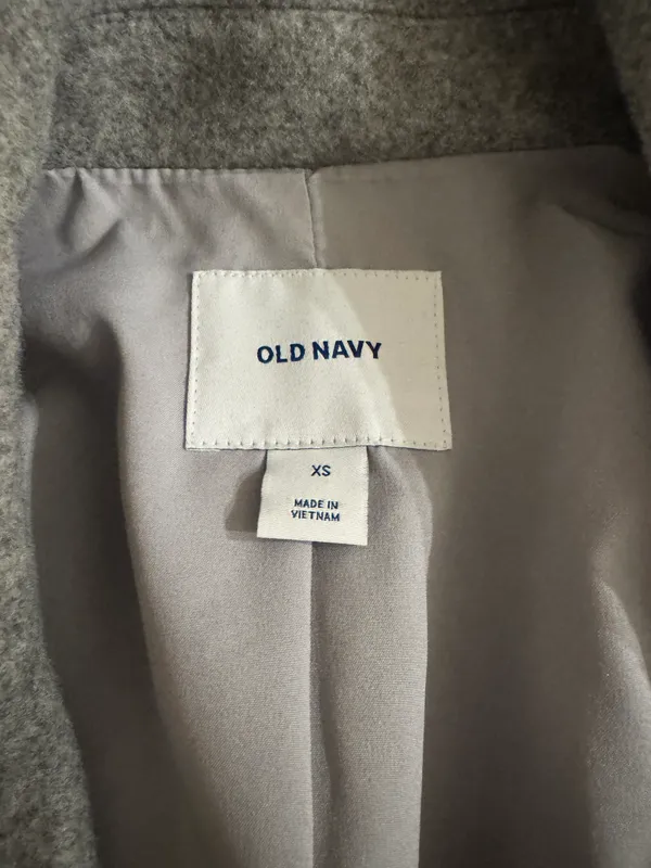 Old Navy Gray Peacoat - Image 2