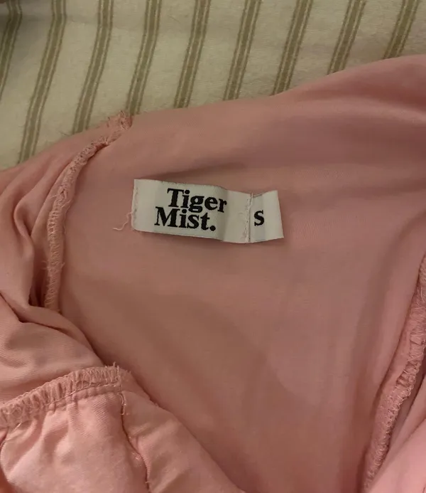 Tiger Mist Pink Ruched Dress - Image 2