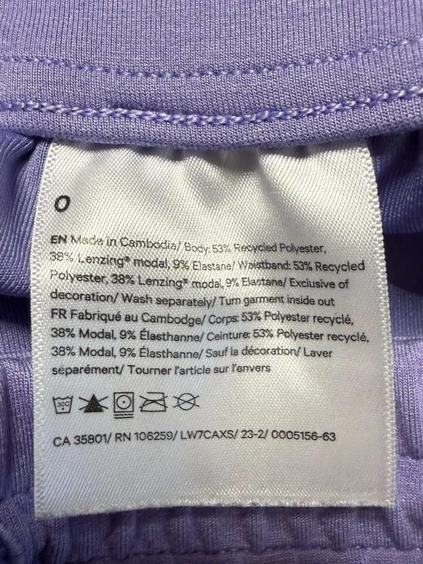 Lululemon Softstreme High-Rise Short 4" Womens 0 Dark Lavender Purple Active Gym - Image 11