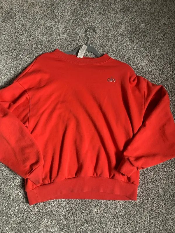 Red Alo yoga Crewneck - Image 3